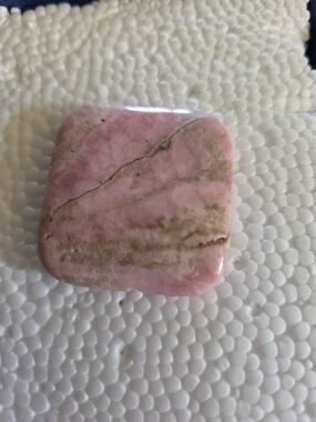 Natural Pink Rhodocrosite Pre Drilled Stone Pendant..perfect For Jewelry Makers
